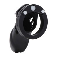 Extreme Black Silicone Chastity Cage for Ultimate Pleasure Control