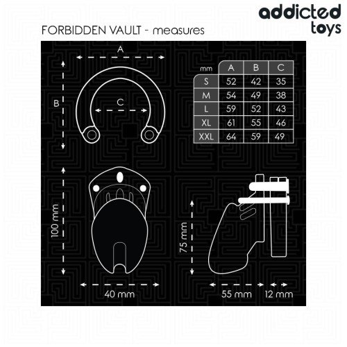 Forbidden Vault Penis Cage 10cm