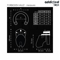 Jaula Para Pene Forbidden Vault 10 Cm