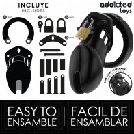 Obsidian Hold Penis Cage for Control and Submission