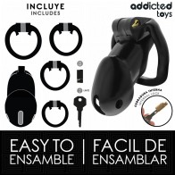 Midnight Cell Chastity Cage for Control