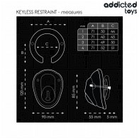 Keyless Restraint Jaula Para Pene 11,5 Cm