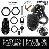 Chained Hollow Penis Cage Perfect for BDSM Control