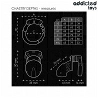 Chastity Depths Jaula Para Pene 7,5 cm