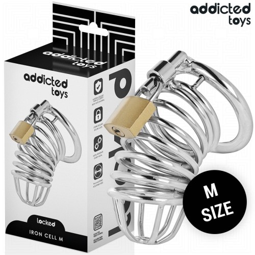 Iron Cell Metal Penis Cage Medium Size