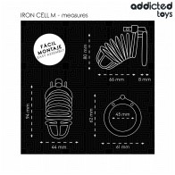 Iron Cell Jaula Para Pene De Metal Talla M