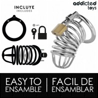 Iron Cell Metal Penis Cage 4cm Size S