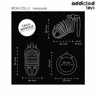 Iron Cell Metal Penis Cage 4cm Size S