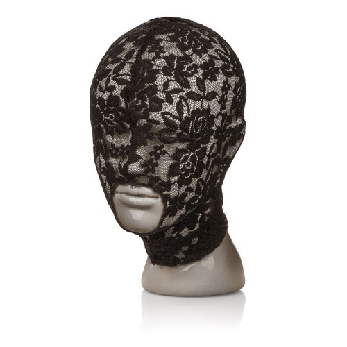 Scandal Black Lace Hood - Sensory Deprivation
