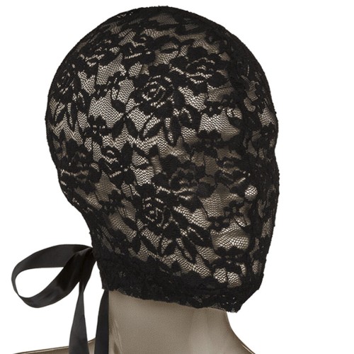 Scandal Black Lace Hood - Unleash Your Desires