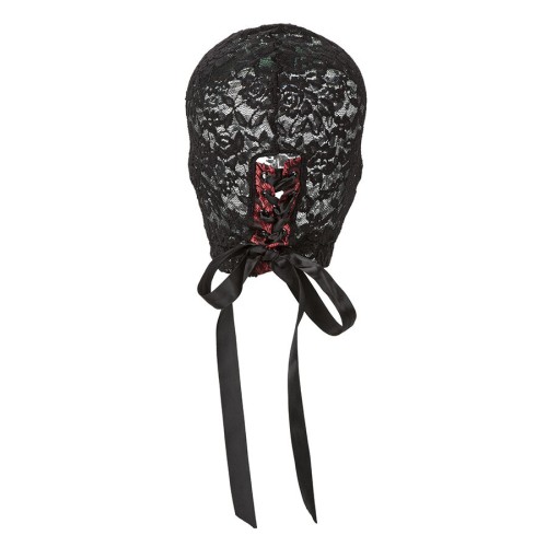Scandal Black Lace Hood - Unleash Your Desires