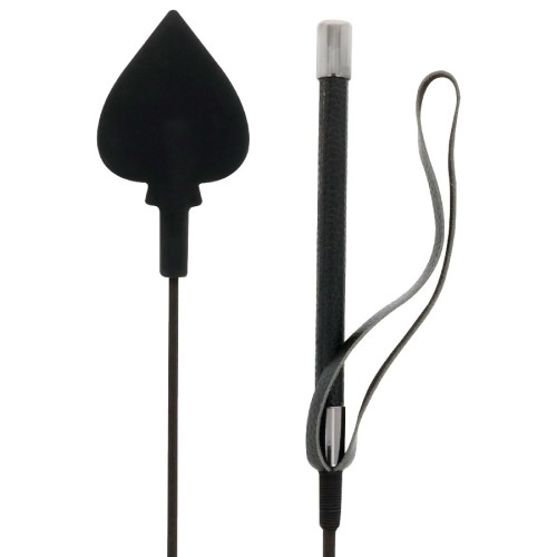 Darkness Silicone Whip 60cm Black