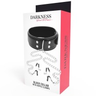 Darkness Nipple Clamp and Collar Set for BDSM Play