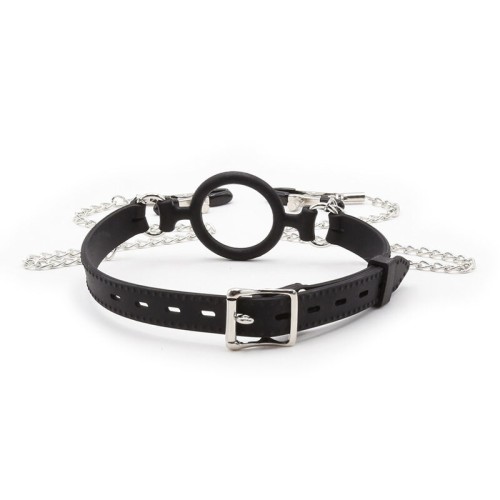 Gag with Chains and Nipple Clamps
