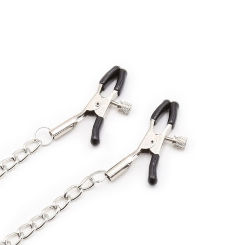 Gag with Chains and Nipple Clamps