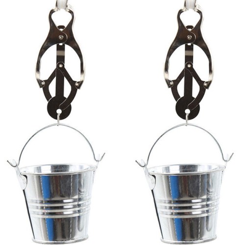 Nipple Clamps with Cubes for Stylish Sensation
