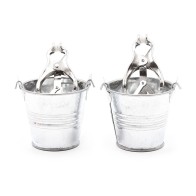 Nipple Clamps with Cubes for Stylish Sensation