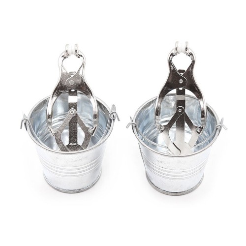 Nipple Clamps with Cubes for Stylish Sensation