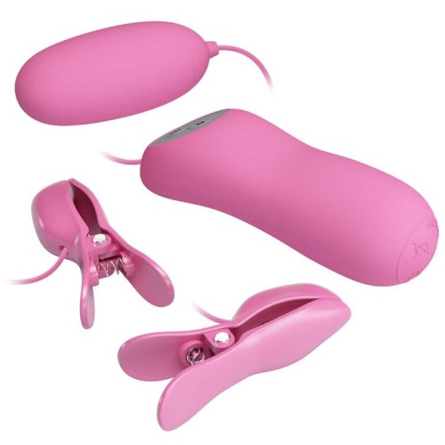Vibrating Nipple Clamps with Electroshock - Explore New Pleasures