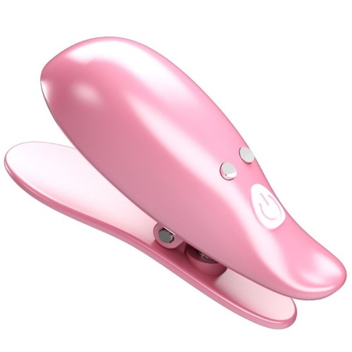 Pretty Love Vibrating Nipple Clamps Pink - High-Quality Adult Toy