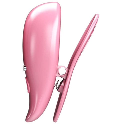 Pretty Love Vibrating Nipple Clamps Pink - High-Quality Adult Toy