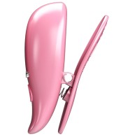 Pretty Love Vibrating Nipple Clamps Pink - High-Quality Adult Toy