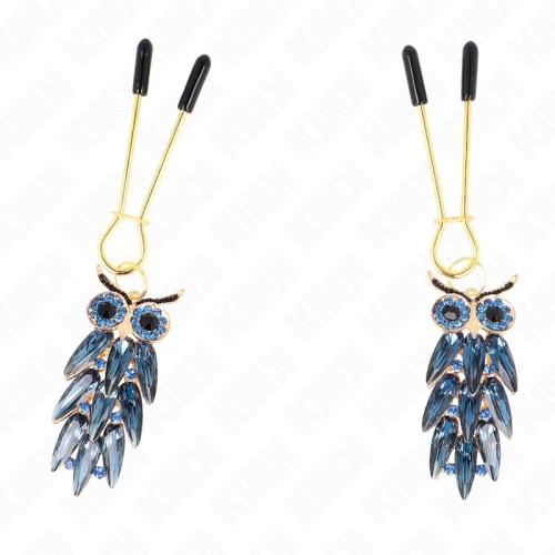 Kink Sensational Nipple Clamps with Owl