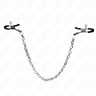 Kink Nipple Clamps with Thick Chain for BDSM