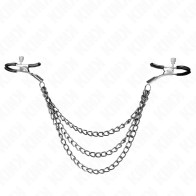 Kink Triple Chain Nipple Clamps 20/23/28 Cm