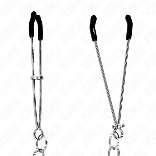 Kink Nipple Clamps Thick Chain Stimulator