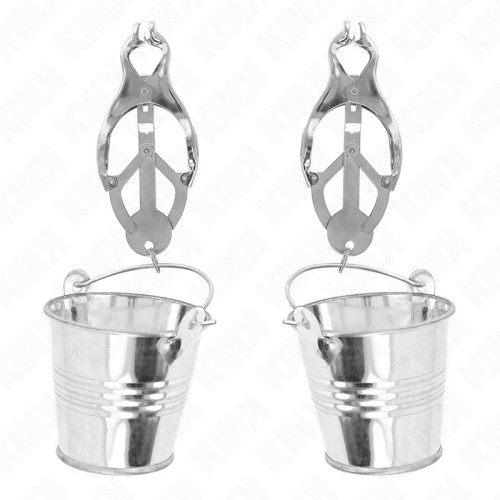 Kink Japanese Nipple Clamps Silver
