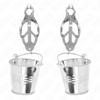 Kink Japanese Nipple Clamps Silver