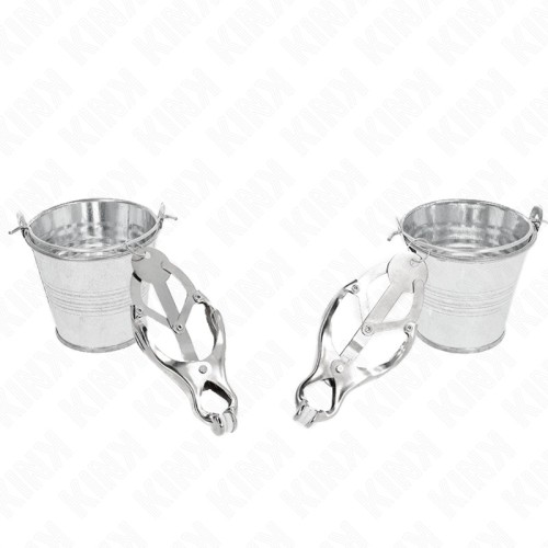 Kink Japanese Nipple Clamps Silver