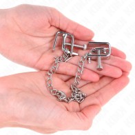 Kink Nipple Clamp with Screw and 30 Cm Chain