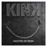 Kink Flat Nipple Clamps with Silver Chain