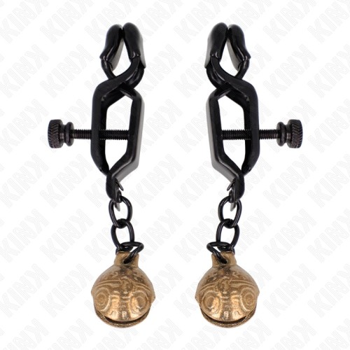 Kink Flat Nipple Clamps with Bell 7cm