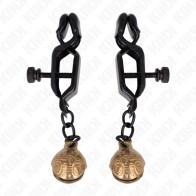 Kink Flat Nipple Clamps with Bell 7cm