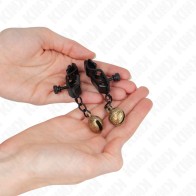 Kink Flat Nipple Clamps with Bell 7cm