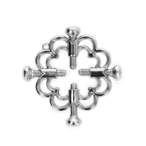 Kink Flower Metal Nipple Clamps for Enhanced Sensation
