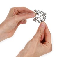 Kink Flower Metal Nipple Clamps for Enhanced Sensation