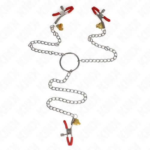 Kink Nipple and Clitoris Clips with Chains