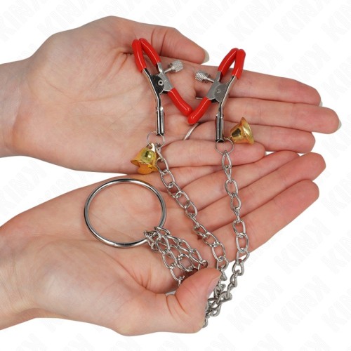 Kink Nipple and Clitoris Clips with Chains