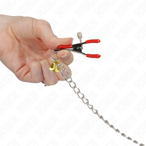 Kink Nipple and Clitoris Clips with Chains