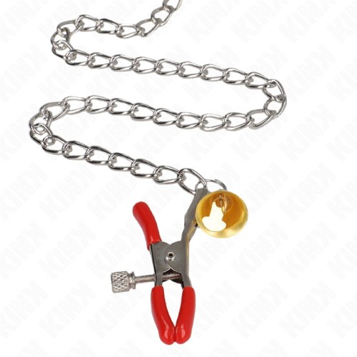 Kink Nipple and Clitoris Clips with Chains