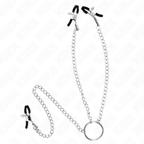 Kink Nipple Clips with Chain - Sensual Stimulation
