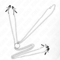 Kink Adjustable Silver Nipple and Clitoris Clamps | BDSM Play