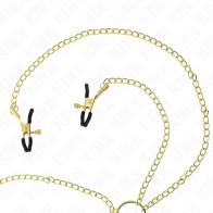 Kink Nipple and Clitoris Clamps Adjustable Gold