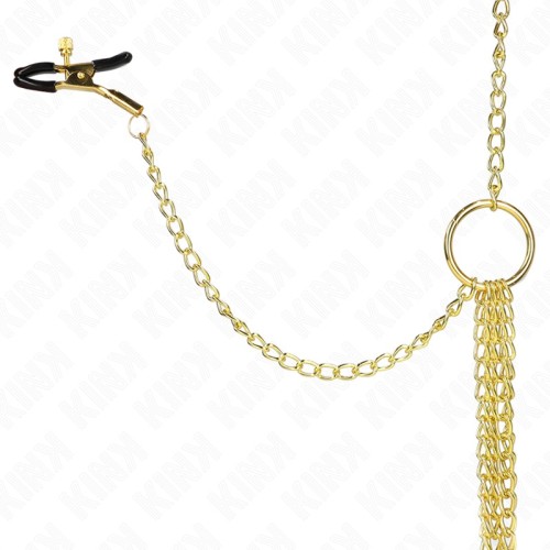 Kink Nipple and Clitoris Clamps Adjustable Gold
