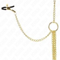 Kink Nipple and Clitoris Clamps Adjustable Gold