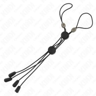 Kink Nipple Clamps with Black Elastic for Sensual Control